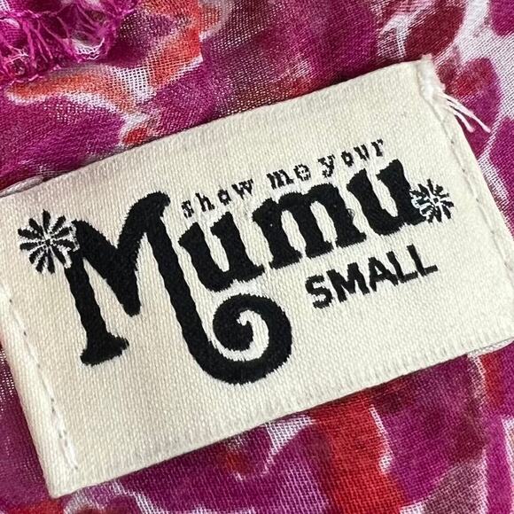 Show Me Your Mumu x REVOLVE Rosarita Romper in Pomegranate Punch Size Small - Picture 8 of 8